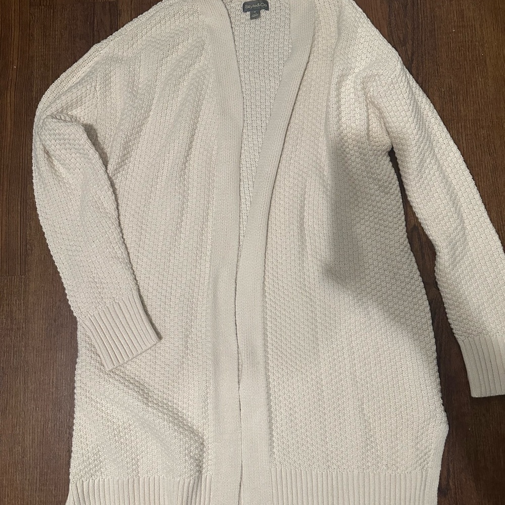 Cozy Cream Knit Cardigan